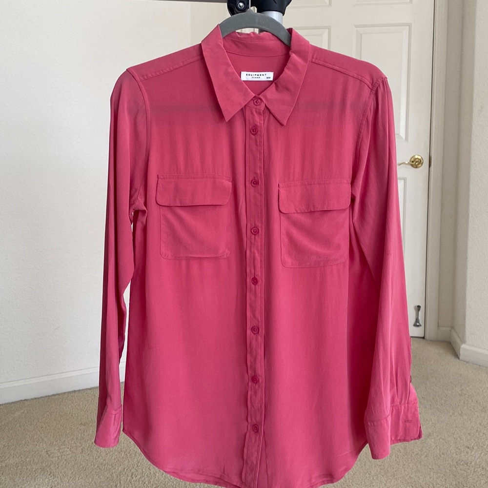 Equipment silk shirt